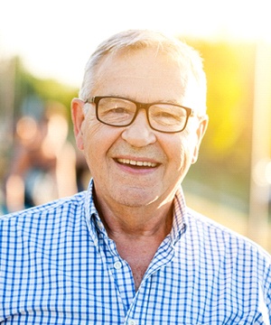 Smiling senior man